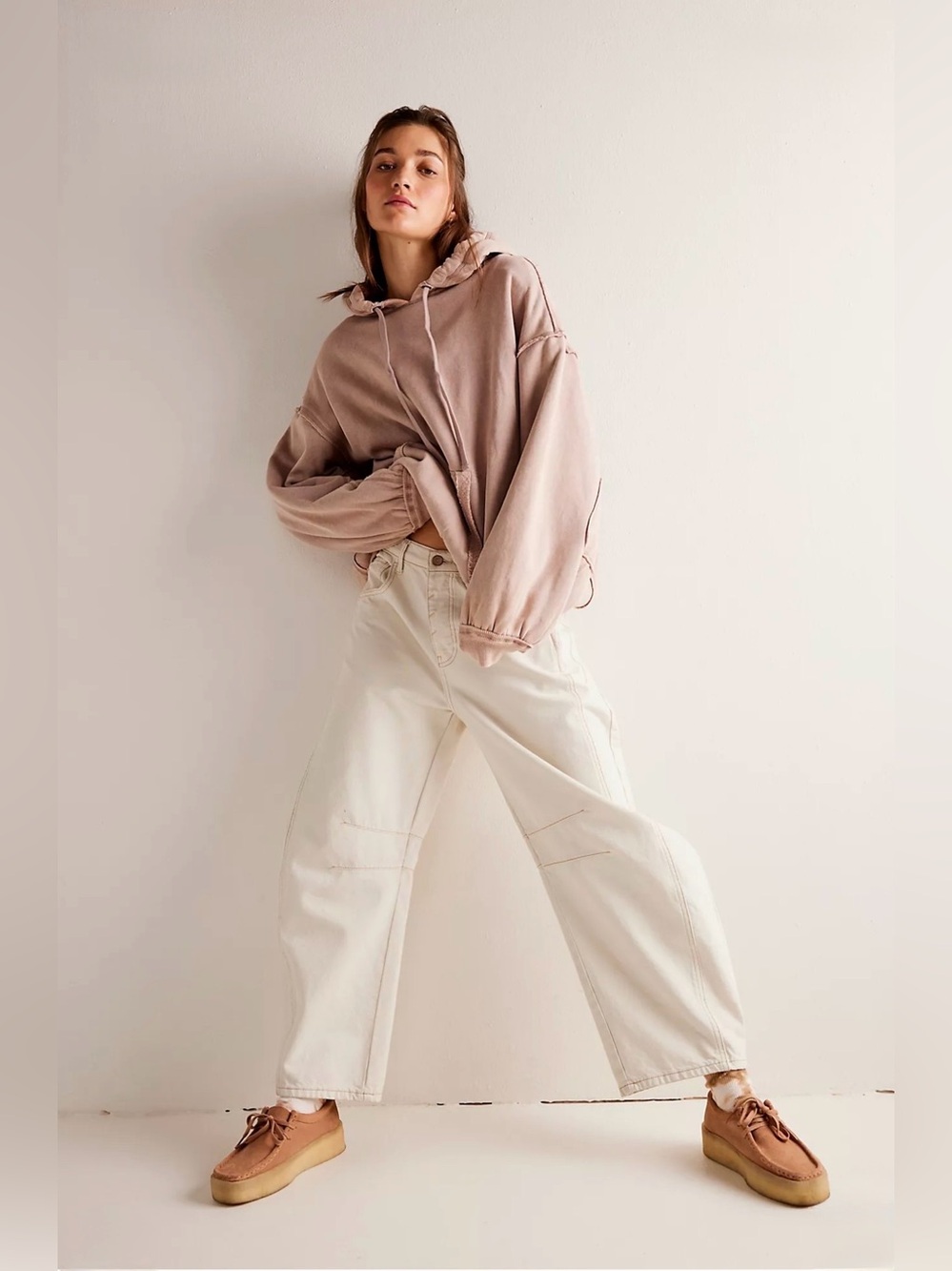 Free People we the free By Your Side Thermal-Lined Pullover Winter Bloom Combo